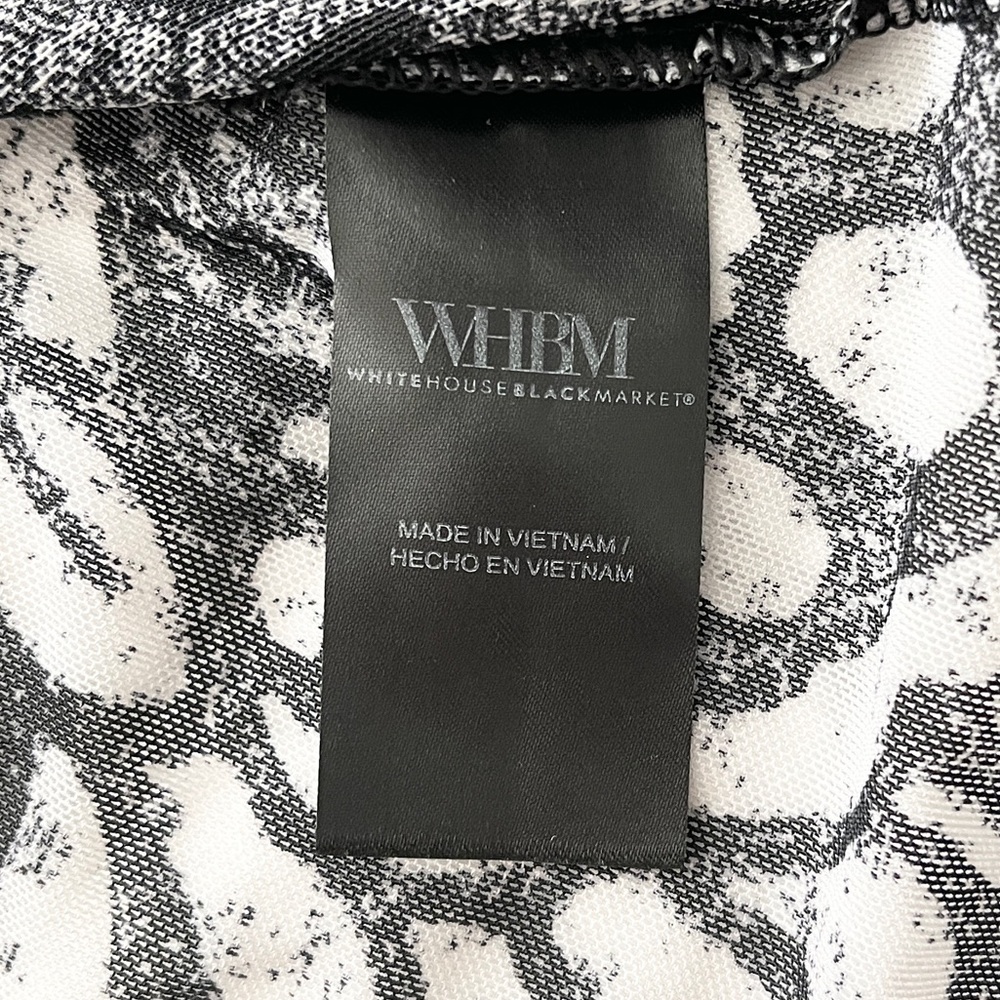 White House Black Market Mesh Burnout Turtleneck M - Picture 11 of 12